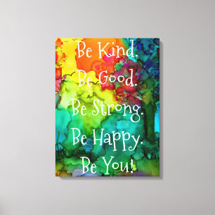 Motivational and Inspirational Words Canvas 18X24" Print