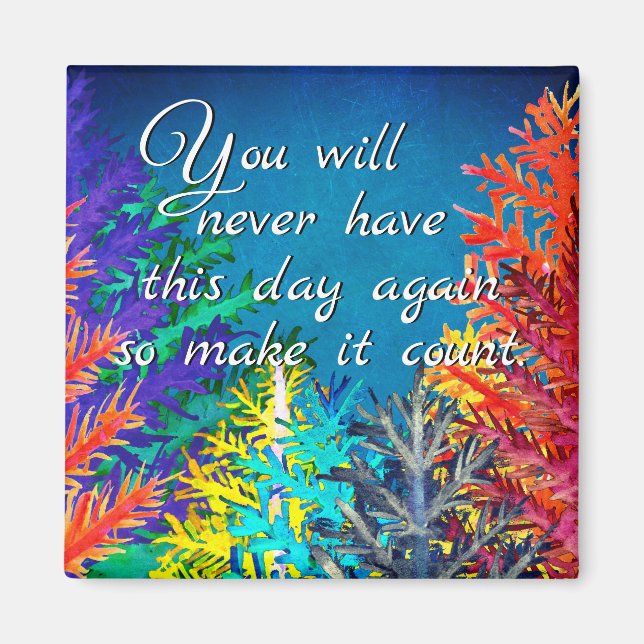 Motivational and Inspirational Words Magnet 2" (Front)