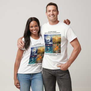 Motivational Animal Illustrations & Nature Quotes T-Shirt