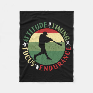 Motivational Baseball Team Values Baby T Shirt Fleece Blanket