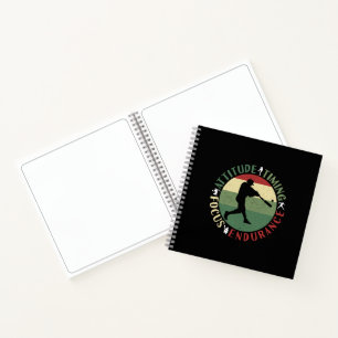 Motivational Baseball Team Values Notebook