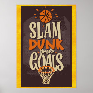 Motivational Basketball Poster