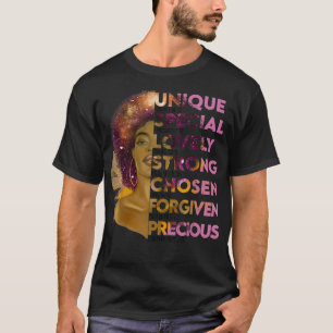Motivational Bible Verses for African American Wom T-Shirt