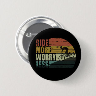 Motivational Bicycle Rider - Funny Cycling Quotes 6 Cm Round Badge