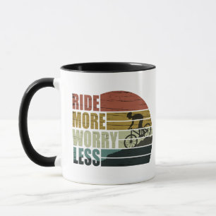 Motivational Bicycle Rider - Funny Cycling Quotes Mug