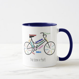 Motivational Bike, Bicycle, Cycling, Sport, Hobby Mug