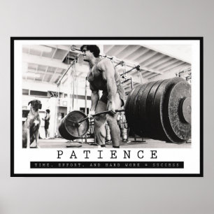Motivational Bodybuilding Gym Poster