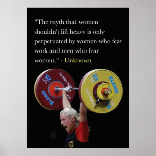 Motivational Bodybuilding Gym Poster