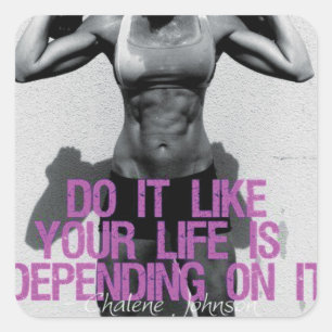 Motivational Bodybuilding Gym Sticker