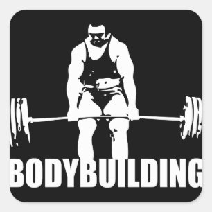Motivational Bodybuilding Gym Sticker