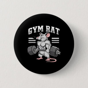 Motivational Bodybuilding Weightlifting Apparel Gy 6 Cm Round Badge