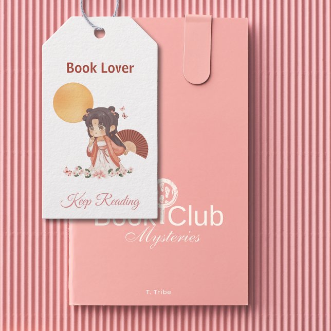 Motivational Bookmark School Stationery Gift Tags (Back to School Book Club Book Lover Bookmark Gift Tag)