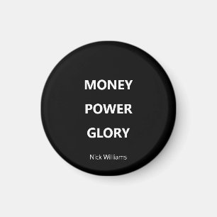 Motivational Business Black and White Magnet