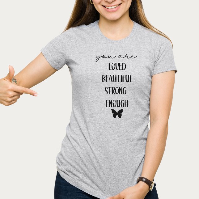 Motivational Butterfly Woman's T-Shirt (Creator Uploaded)