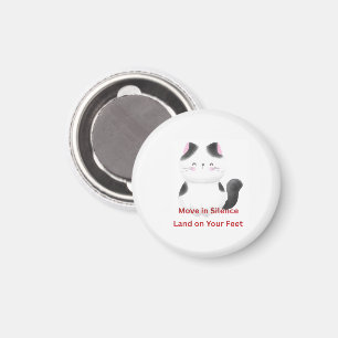 Motivational Cat Graphic  Magnet