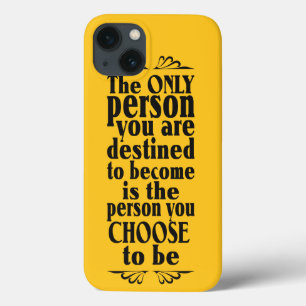 Motivational CHOICE custom colour cases
