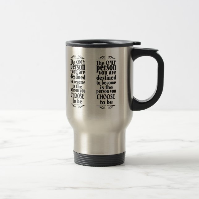Motivational CHOICE custom colour mugs (Right)