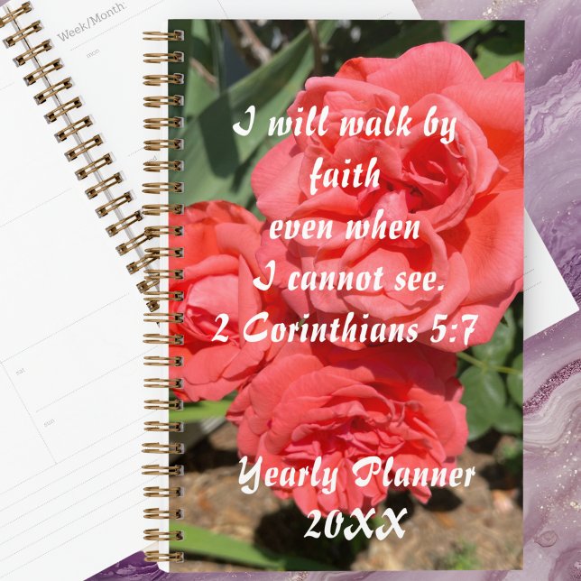 Motivational Christian Floral Bible Verse Planner (Creator Uploaded)
