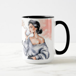 Motivational Coffee Mug – Caffeine & Confidence
