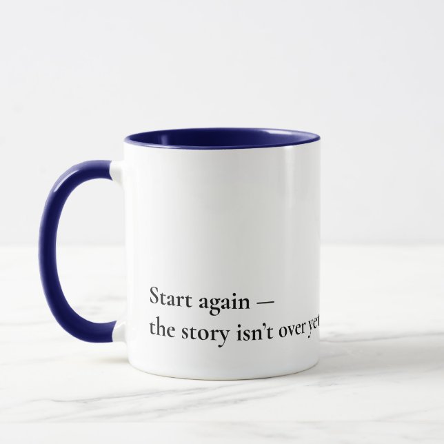Motivational Coffee Mug –Failure Is Temporary (Left)