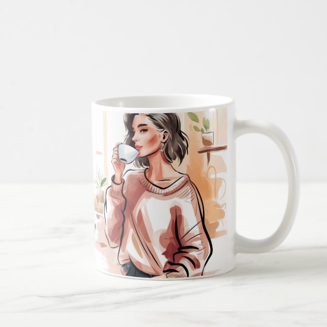 Motivational Coffee Mug – Fueled by Ambition (Right)