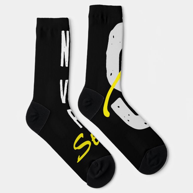 Motivational Crew Socks Positive Energy Streetwear (Right)