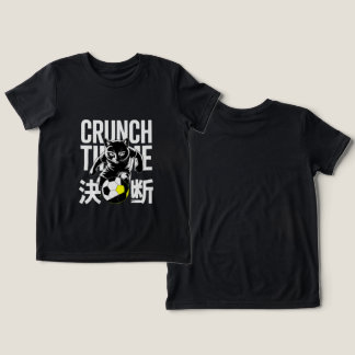Motivational Crunch Time Soccer Cat For Athletes Tri-Blend Shirt