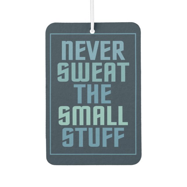 Motivational custom car air freshner freshener (Front)