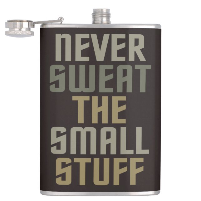 Motivational custom flask (Opened)