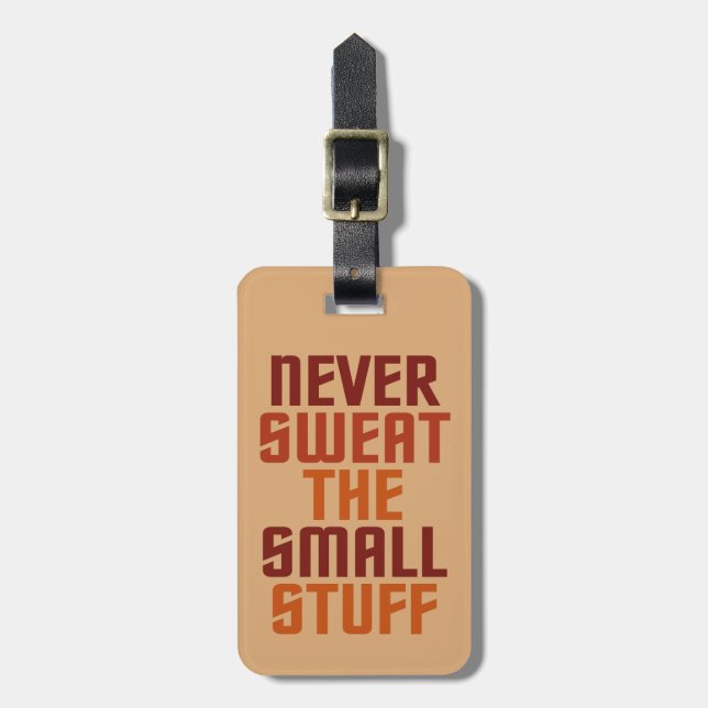 Motivational custom luggage tag (Front Vertical)