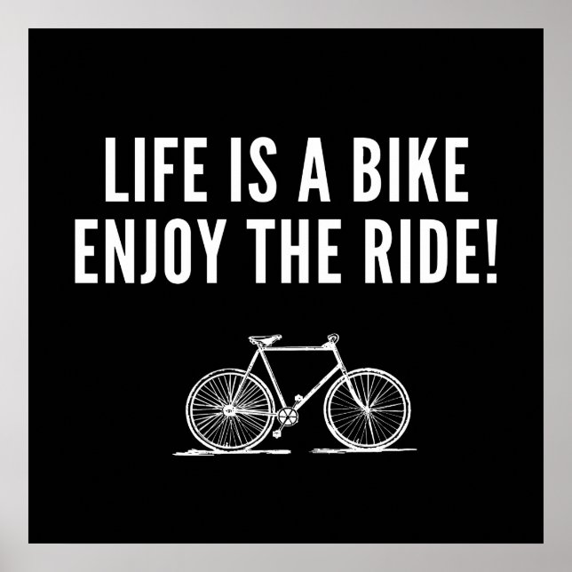 Motivational cycling poster (Front)