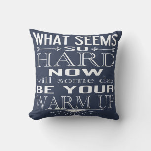 Motivational Dance Fitness Quote CHOOSE YOUR COLOR Cushion