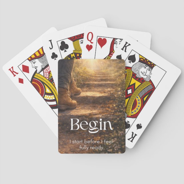 Motivational Deck for Dreamers & Goal Getters Playing Cards (Back)