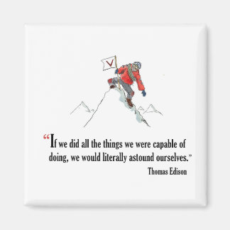 Motivational exam quote by Thomas Edition - Magnet