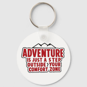 motivational explorer gift adventure mindset  key ring