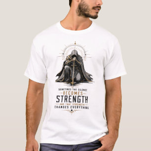 Motivational Fantasy Warrior Graphic T-Shirt