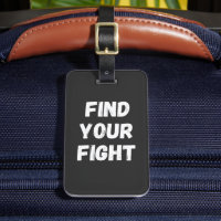Motivational Find Your Fight Quote Art