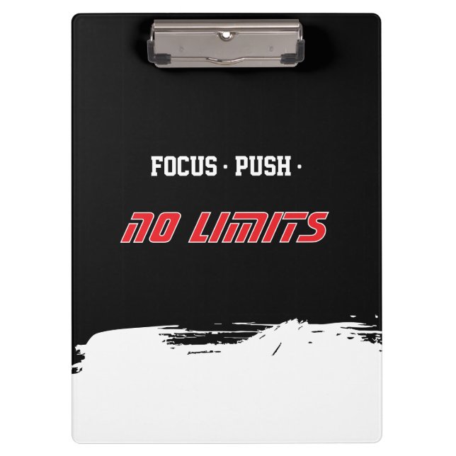 Motivational Fitness Clipboard (Front)