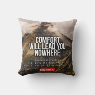 Motivational Fitness Gym Cushion