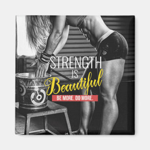 Motivational Fitness Gym Magnet