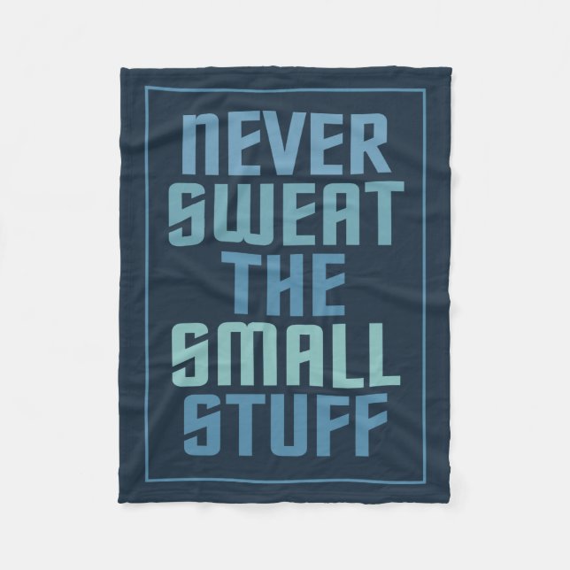 Motivational fleece blankets (Front)