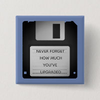 Motivational Floppy Disc Upgrade Quote
