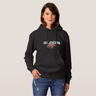 Motivational Floral Hoodie