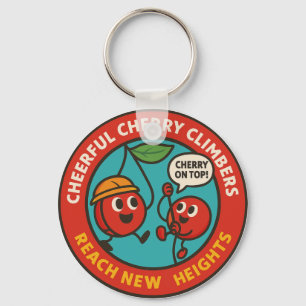 Motivational Fruit Adventure Climbing Key Ring