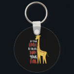 Motivational Giraffe Faith Taller Than Fear Key Ring<br><div class="desc">Let your faith be taller than your fear. Funny inspirational giraffe merchandise for those who love animals, motivation quote, fans of humour, jokes, animal puns, sarcasm and funny quote. Stand tall, be confidence like your spirit animal with this giraffe merchandise. Great gift for animal lover, enjoy going to the zoo...</div>