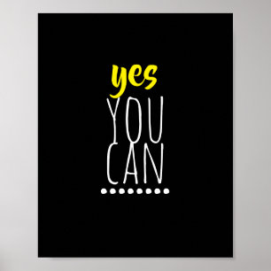 motivational girl quote poster modern  typography