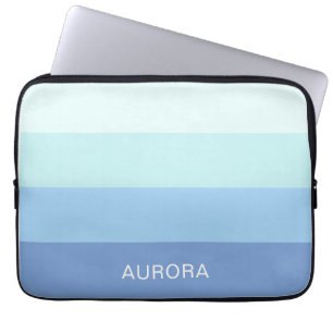Motivational Gradient Custom with Name -  Laptop Sleeve