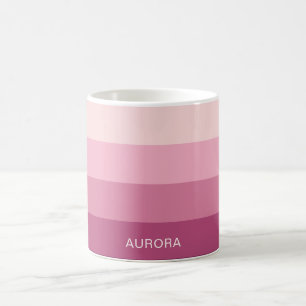 Motivational Gradient with Custom Name Coffee Mug