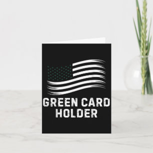 Motivational Green Card Holder Celebration Usa Wom