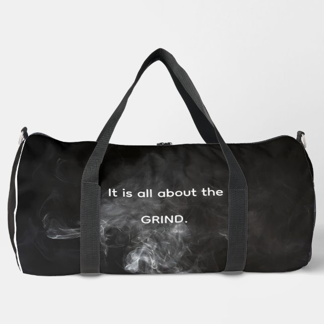 Motivational Grind Duffle Bag (Front)